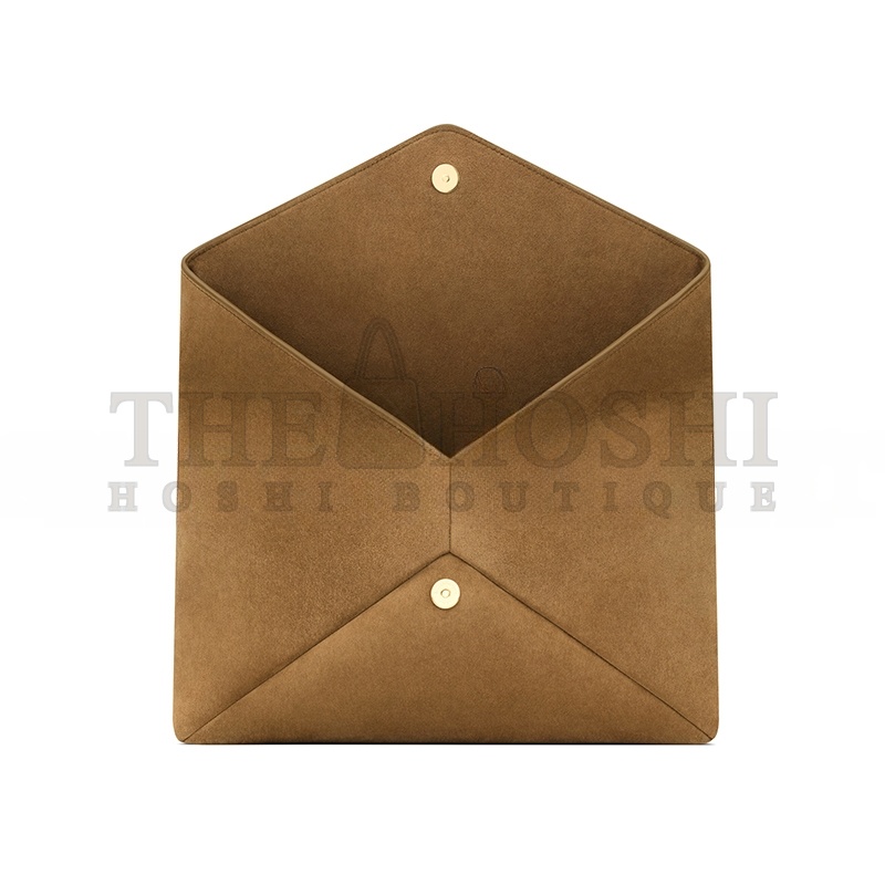 Y51 CASSANDRE LARGE ENVELOPE POUCH IN SUEDE 7693071U80W3194 (29.5*18*4.5cm) Master Quality
